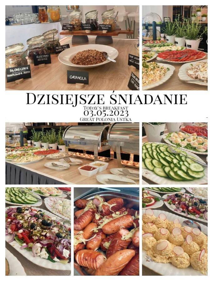Great Polonia Ustka Bed & Breakfast エクステリア 写真